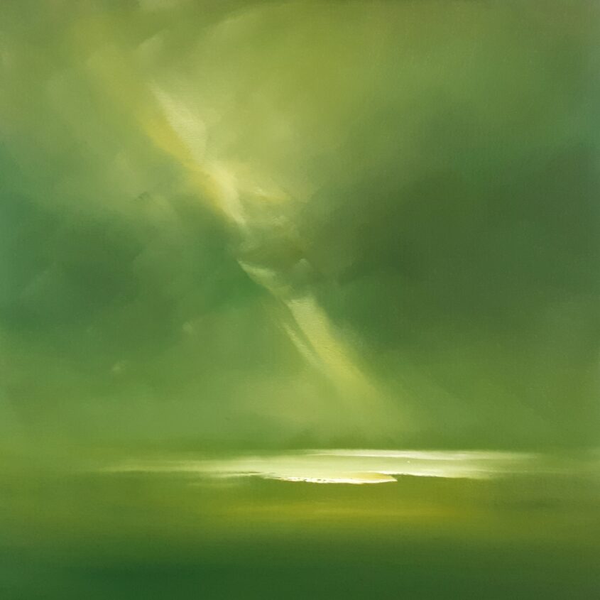 The Green Flash by Helen Robinson, Oil on canvas board