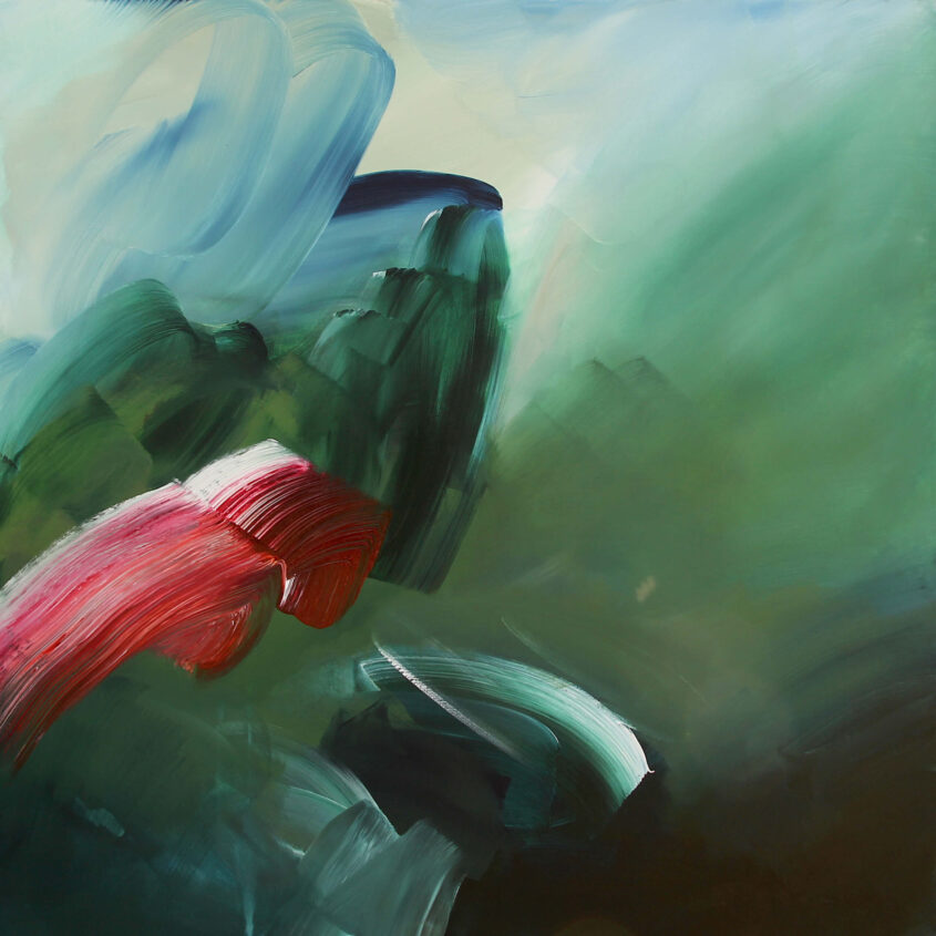 Into the Green by Joanna Gilbert, Acrylic on canvas