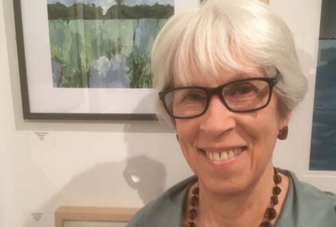 Margaret Crutchley, artist, RWS Contemporary Watercolour Competition at the Bankside Gallery