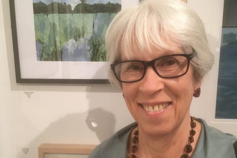 Margaret Crutchley, artist, RWS Contemporary Watercolour Competition at the Bankside Gallery