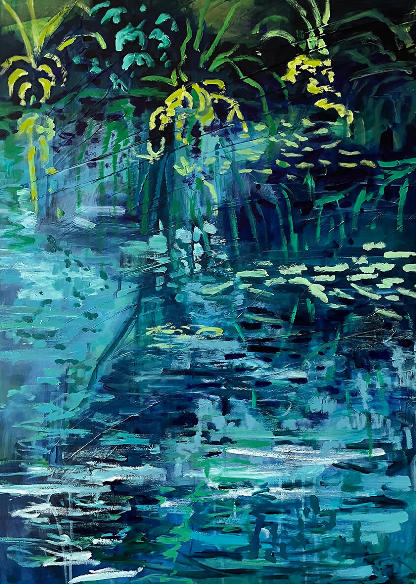 Reflections III by Alice Gavin Atashkar, Acrylic on canvas