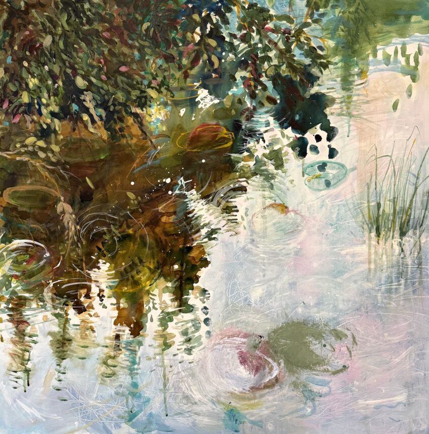 Hushed Shadows by Ayse McGowan, Acrylic on canvas