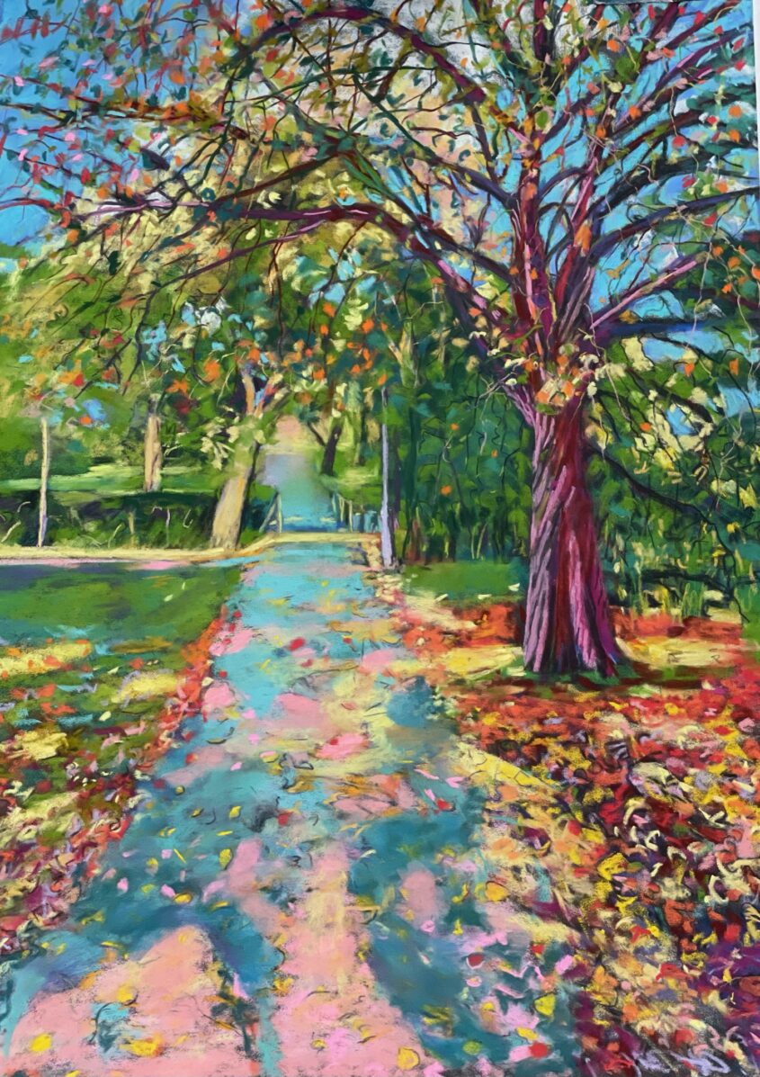 Autumn VII by Dawn Limbert, Pastel on paper