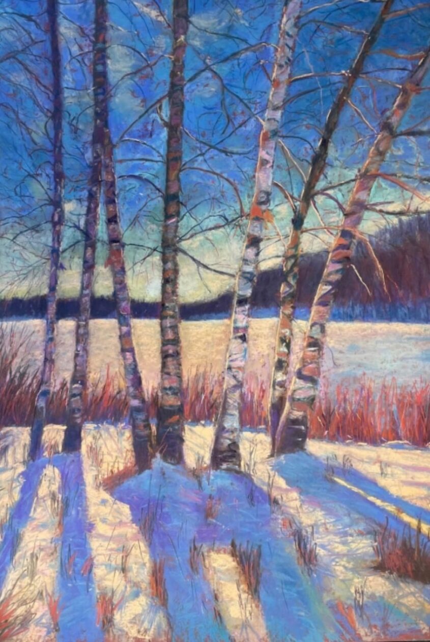 Standing Firm by Dawn Limbert, Pastel on paper