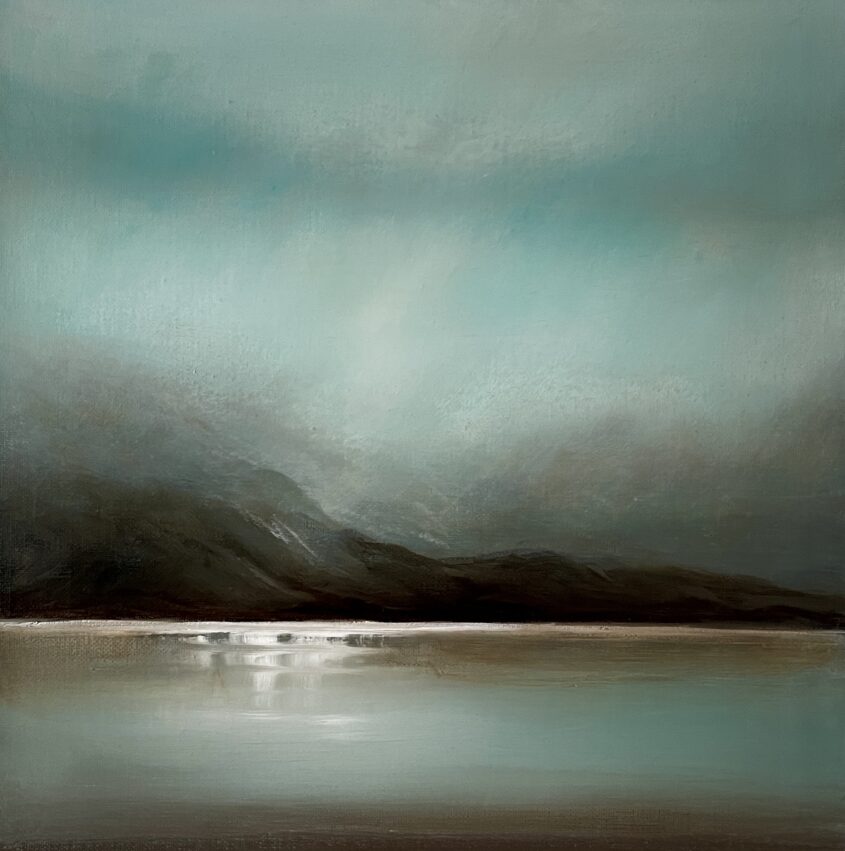Scotch Mist  by Helen Robinson, Oil on canvas board 