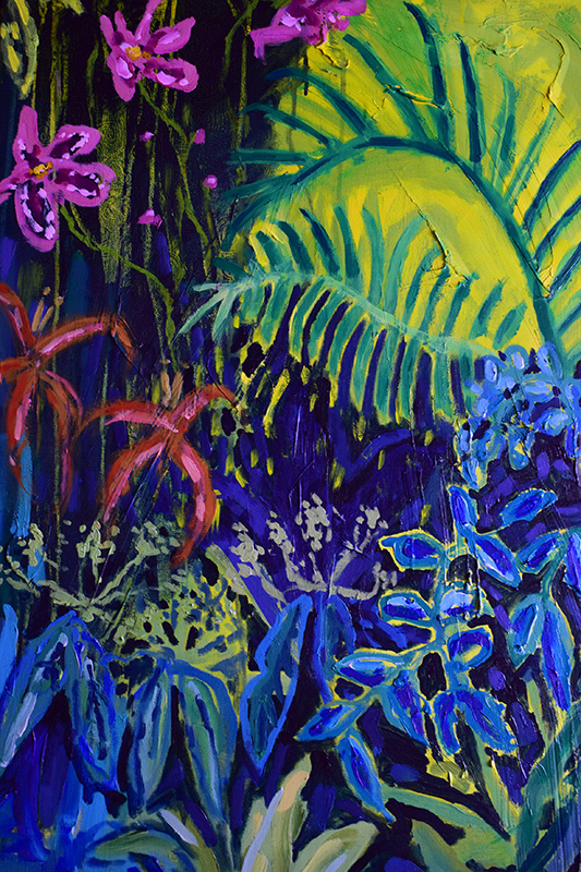 Summer heavenly realms II by Alice Gavin Atashkar, Acrylic on canvas