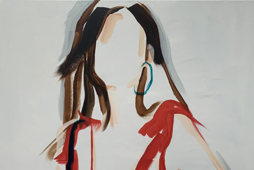 Elise Mendelle 'Feeling Good' Acrylic on canvas