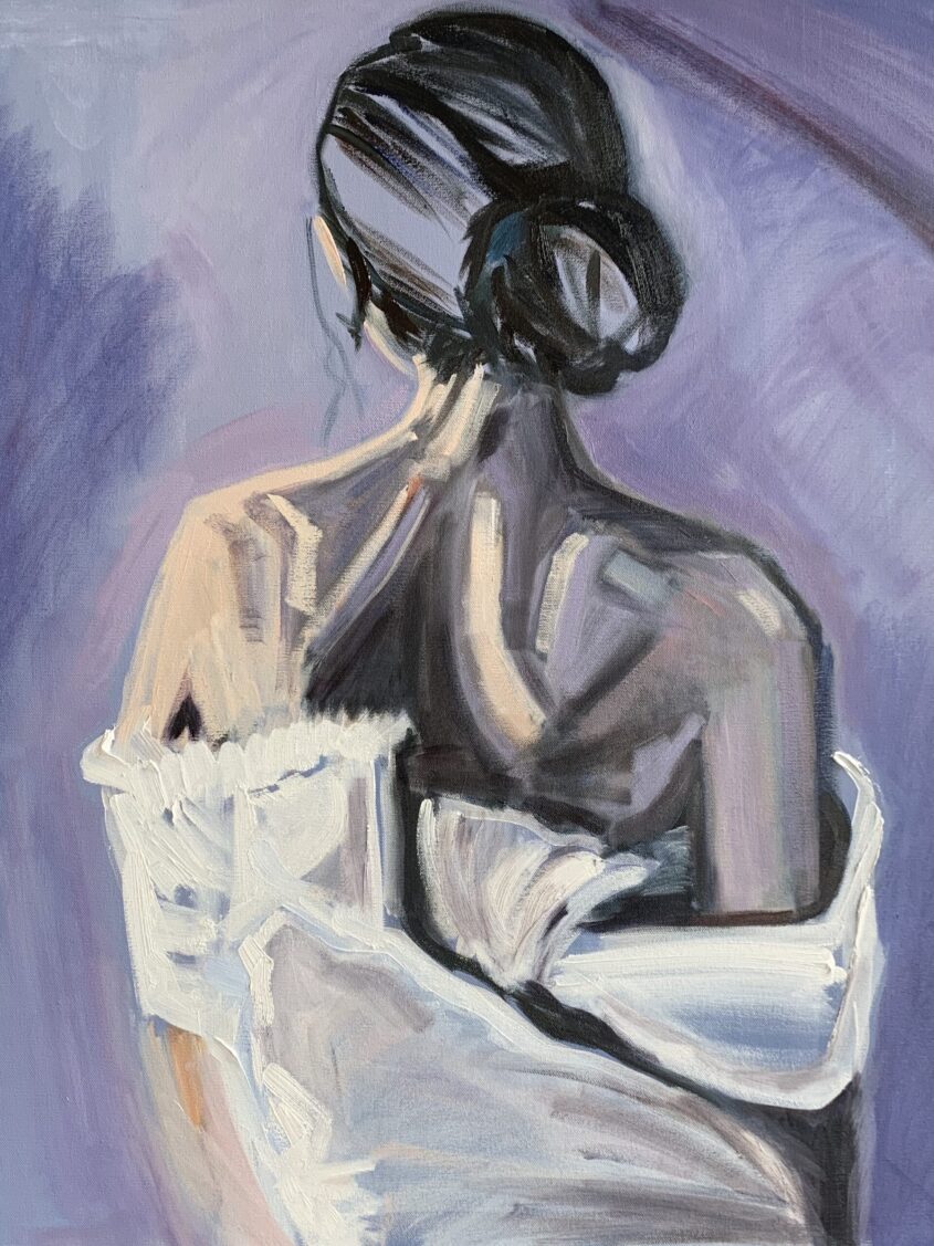 Purple Haze by Elise Mendelle, Oil on canvas
