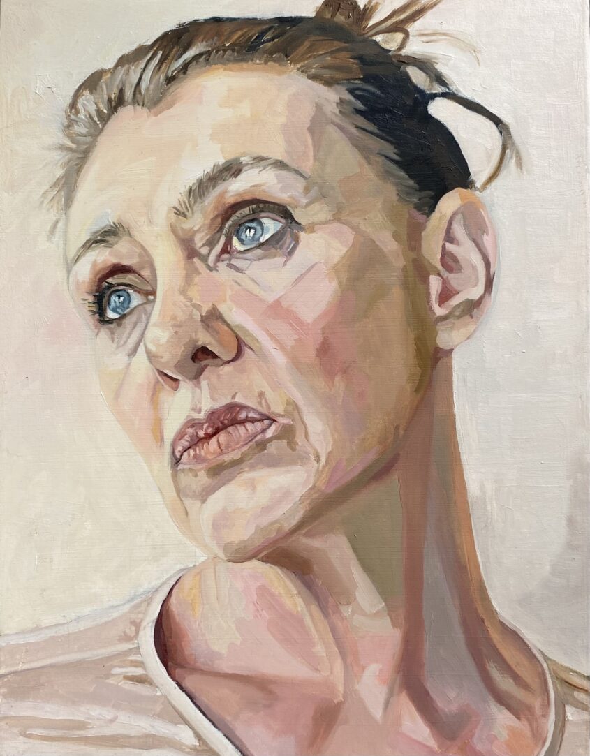 Menopause - Lost by Sara Gregory, Oil on board