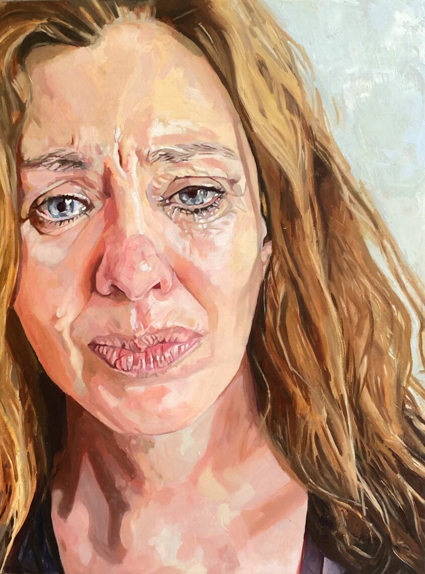 Menopause - Low Mood by Sara Gregory, Oil on board